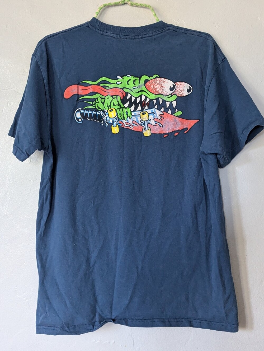 Santa Cruz Skateboards Keith Meek Slasher Graphic Navy T-Shirt